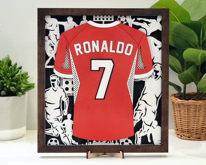 Personalized Sports Jersey and Custom Nameplate Plaque